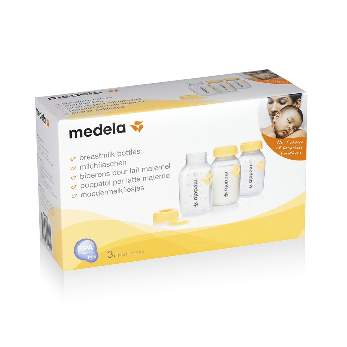 descarga Botellas Biberón Leche Materna Medela - Imagen 1