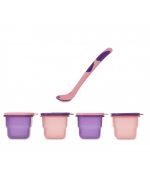 Tarritos y cuchara para bebé con sensor de calor Kiokids
