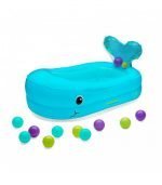Bañera hinchable ballena + 10 bolas Infantino - Imagen 6