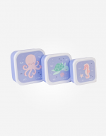 Set 3 Cajitas Almuerzo Saro