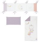 Edredón Reversible y Protector Cuna Unicornio Bimbidreams