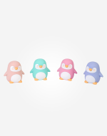 Juguetes de baño Antimoho Penguins Party Saro