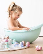 Juguetes de baño Antimoho Penguins Party Saro - Imagen 2