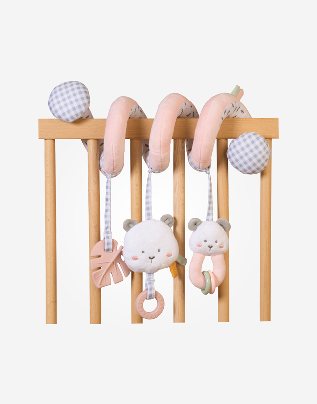 ROSA Espiral con sonajeros Sweet & Fun Saro - Imagen 1