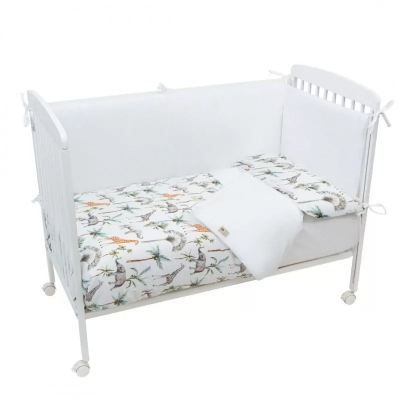 Funda Nórdica+Protector+ F.Alm Cuna África Bimbidreams