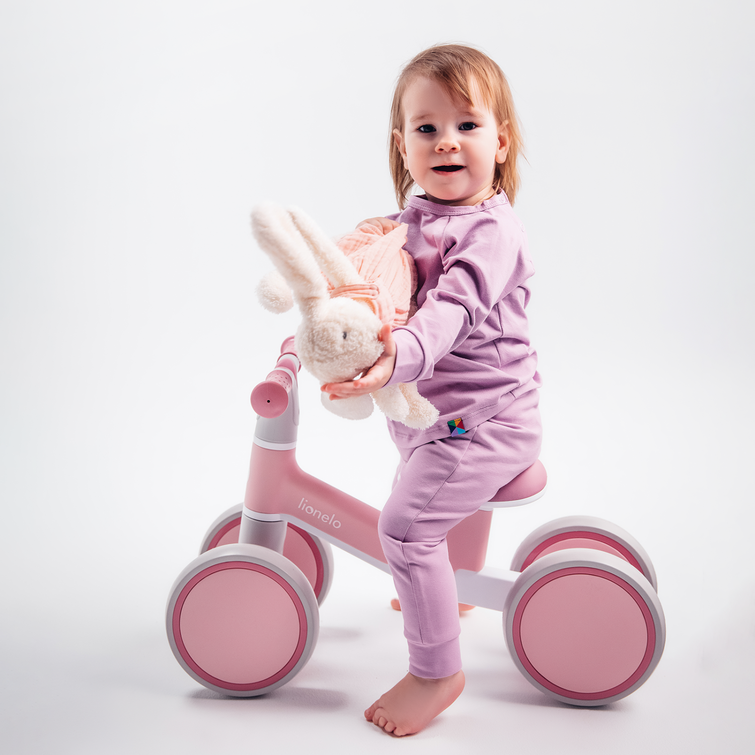 villy-pink-rose-bicicleta-de-equilibrio (1) Bicicleta De Equilibrio Villy Lionelo - Imagen 1