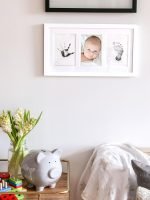 Marco De Pared Blanco Babyprints Pearhead - Imagen 4