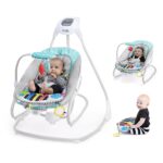 Columpio y Balancín Musical 4 en 1 Con Piano Kick to It Baby Einstein
