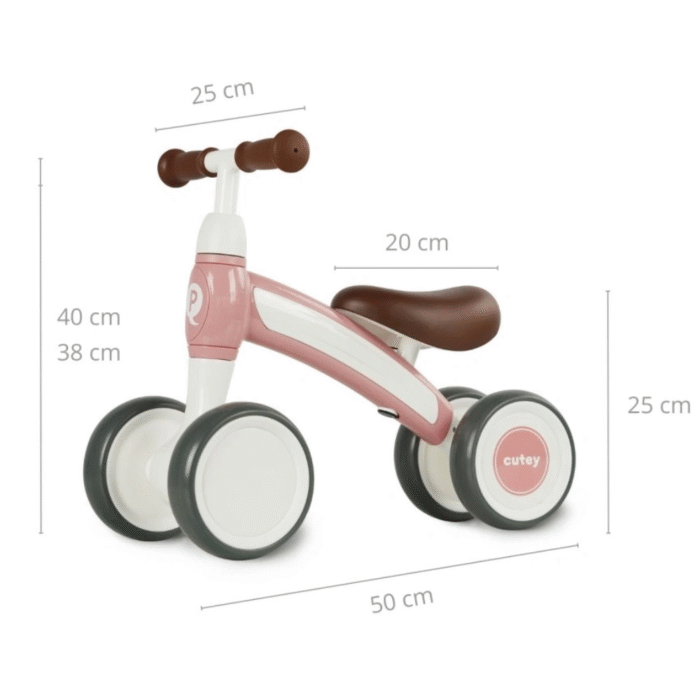Correpasillos Cutey Retro 4 Ruedas Qplay - Imagen 3