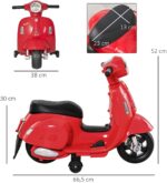 Mini Moto Vespa Eléctrica Qplay - Imagen 7