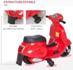 Mini Moto Vespa Eléctrica Qplay - Imagen 8