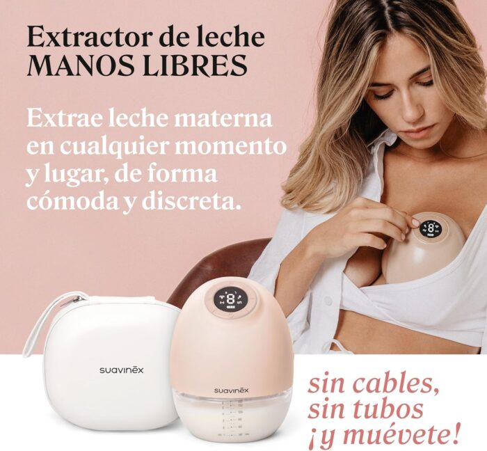 Extractor De Leche Eléctrico Manos Libres Suavinex - Imagen 6