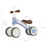 Correpasillos Cutey Retro 4 Ruedas Qplay - Imagen 4
