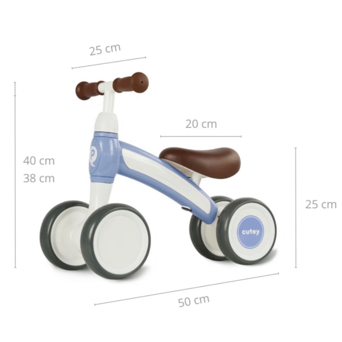 Correpasillos Cutey Retro 4 Ruedas Qplay - Imagen 4