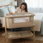 Minicuna Colecho Smart Beige Asalvo - Imagen 2