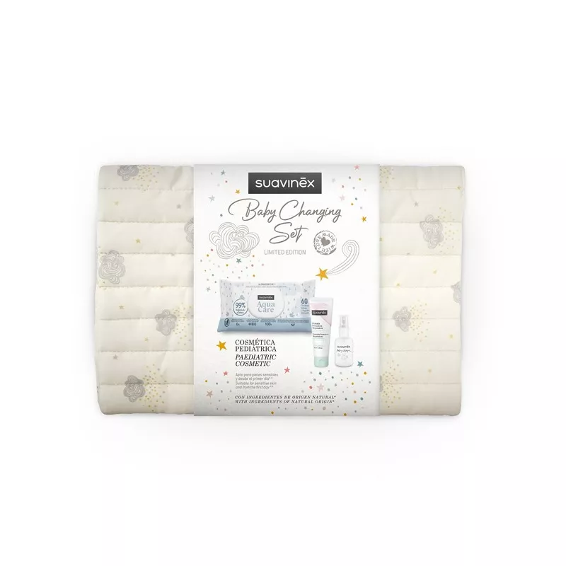 Set Paseo Portatoallitas Con Cosmética De Bebé Suavinex
