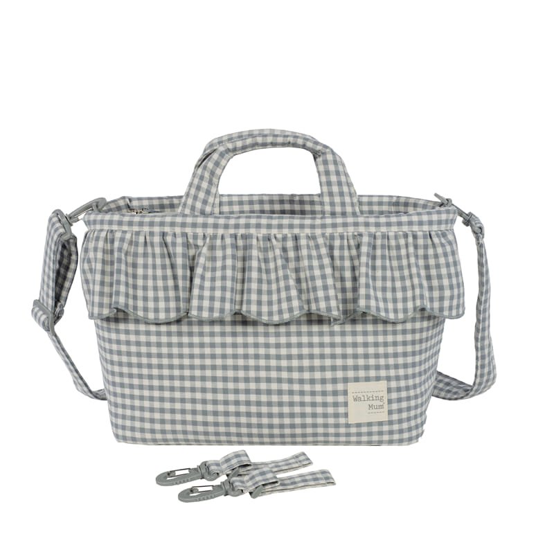 Bolsa Canastilla Praliné Vichy Walking Mum - Imagen 4