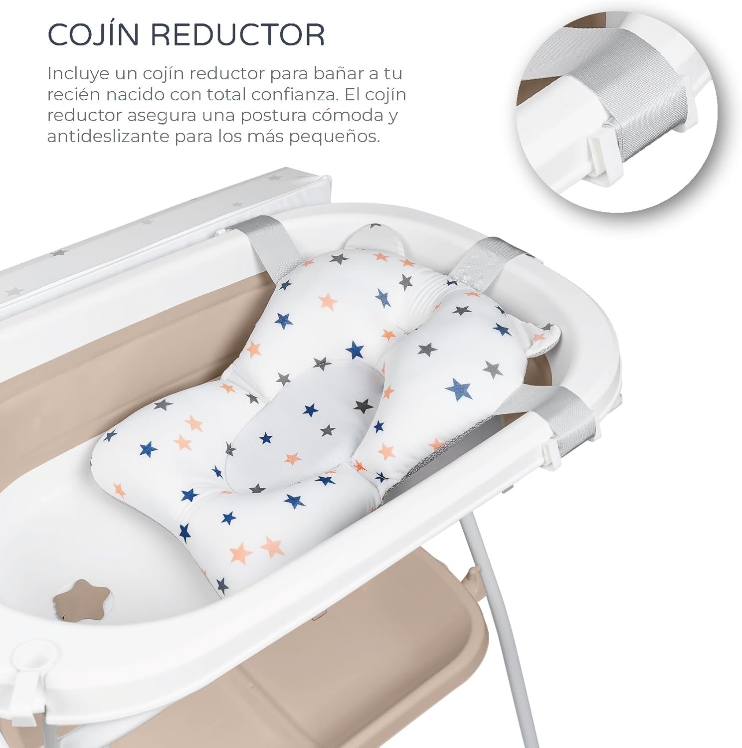 Bañera Plegable Con Cambiador y Cojín Zoe - Imagen 21