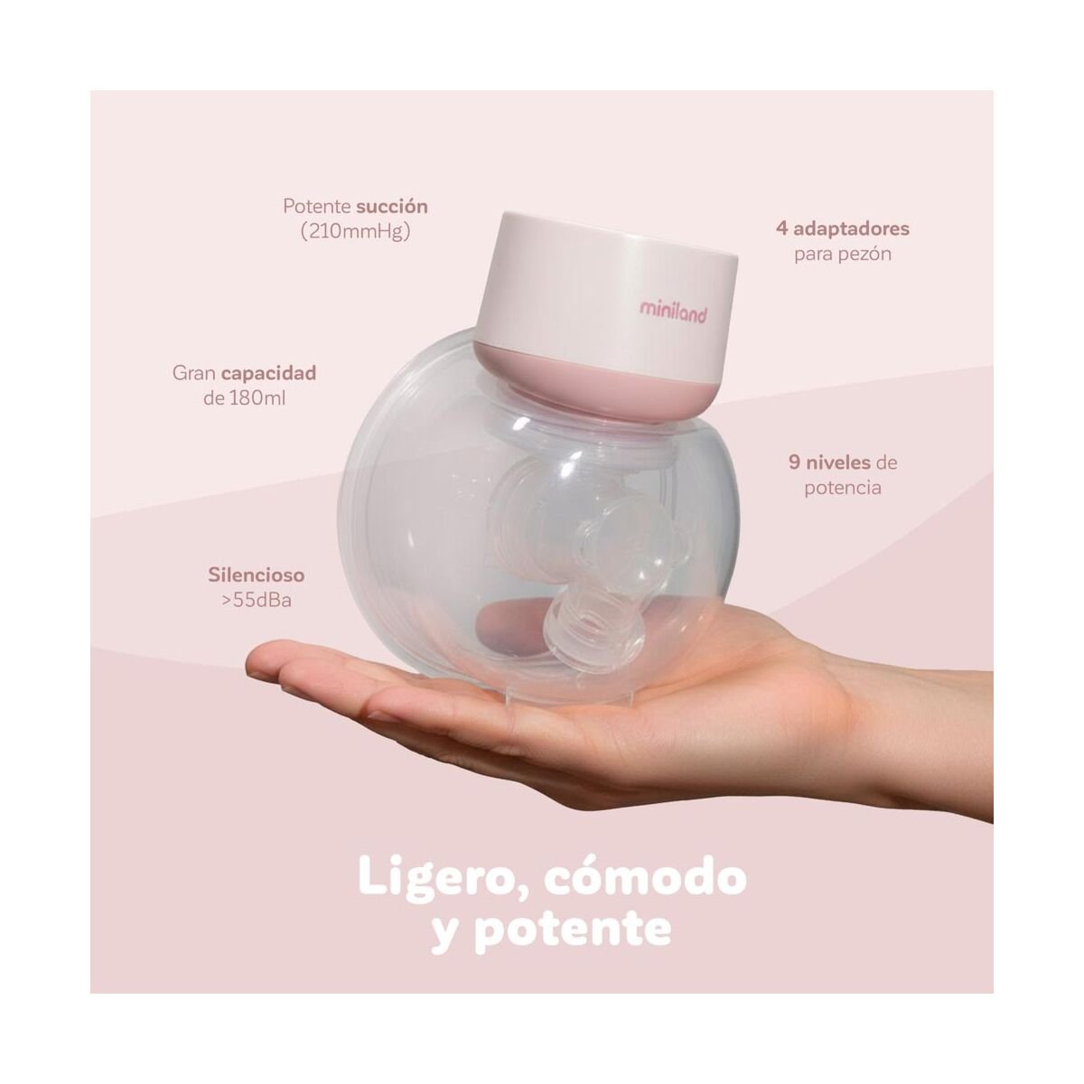 Sacaleches Easy Flow Miniland - Imagen 4