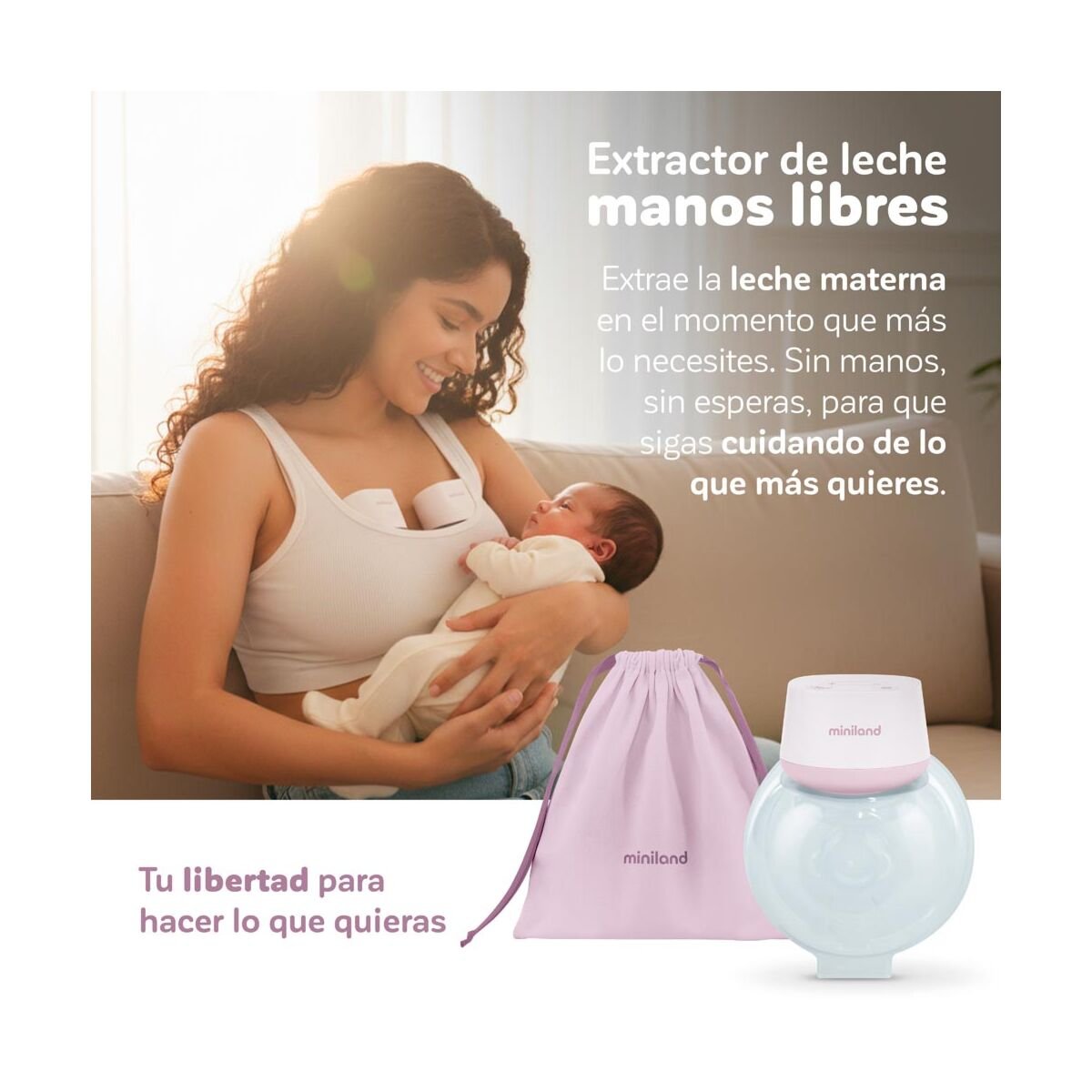 Sacaleches Easy Flow Miniland - Imagen 5