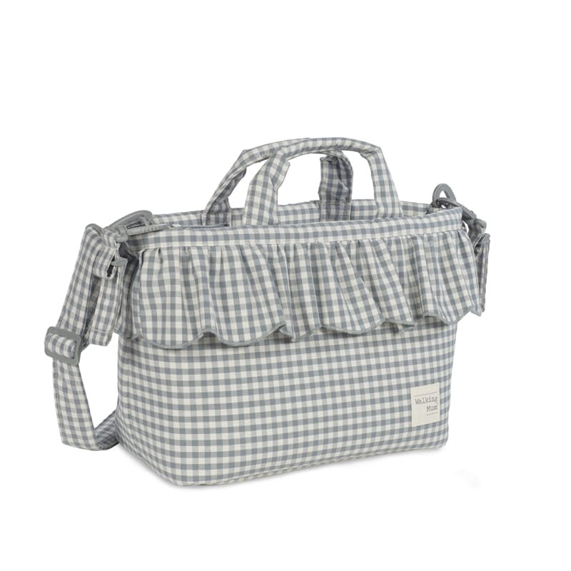 Bolsa Canastilla Praliné Vichy Walking Mum - Imagen 6