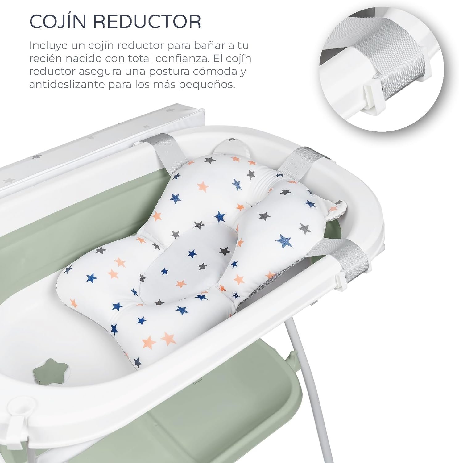 Bañera Plegable Con Cambiador y Cojín Zoe - Imagen 31
