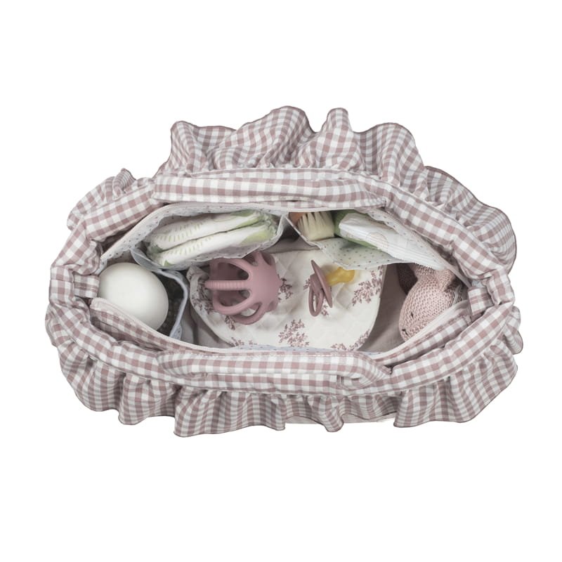 Bolsa Canastilla Praliné Vichy Walking Mum - Imagen 19