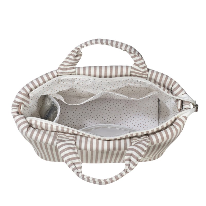 Bolsa Canastilla Praliné Rayas Walking Mum - Imagen 18
