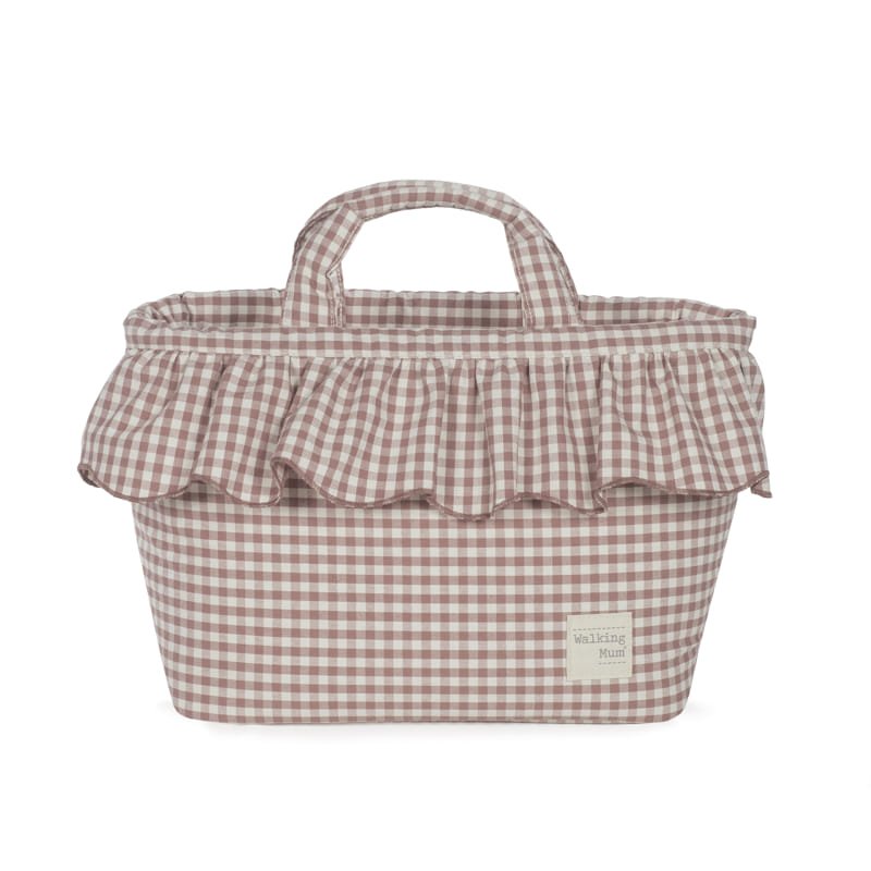 Bolsa Canastilla Praliné Vichy Walking Mum - Imagen 14