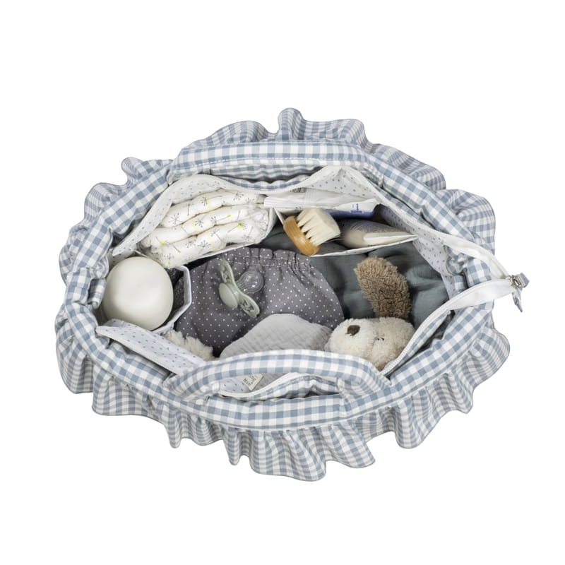 Bolsa Canastilla Praliné Vichy Walking Mum - Imagen 10