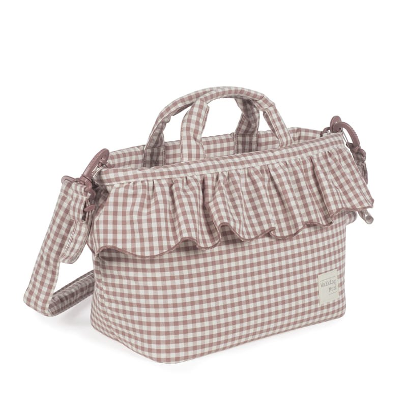 Bolsa Canastilla Praliné Vichy Walking Mum - Imagen 15