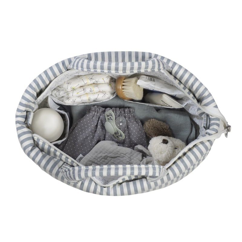 Bolsa Canastilla Praliné Rayas Walking Mum - Imagen 11