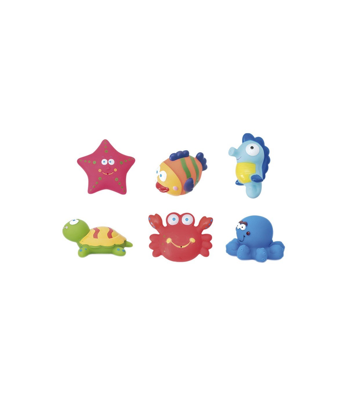 Bote De 6 Juguetes De Baño Olmitos