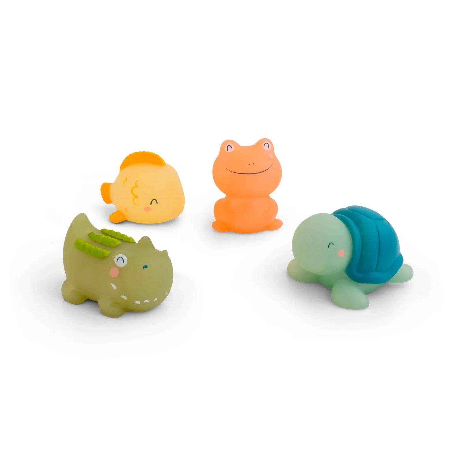 Set de 4 Juguetes De Baño Termosensibles "Tropicool" Saro