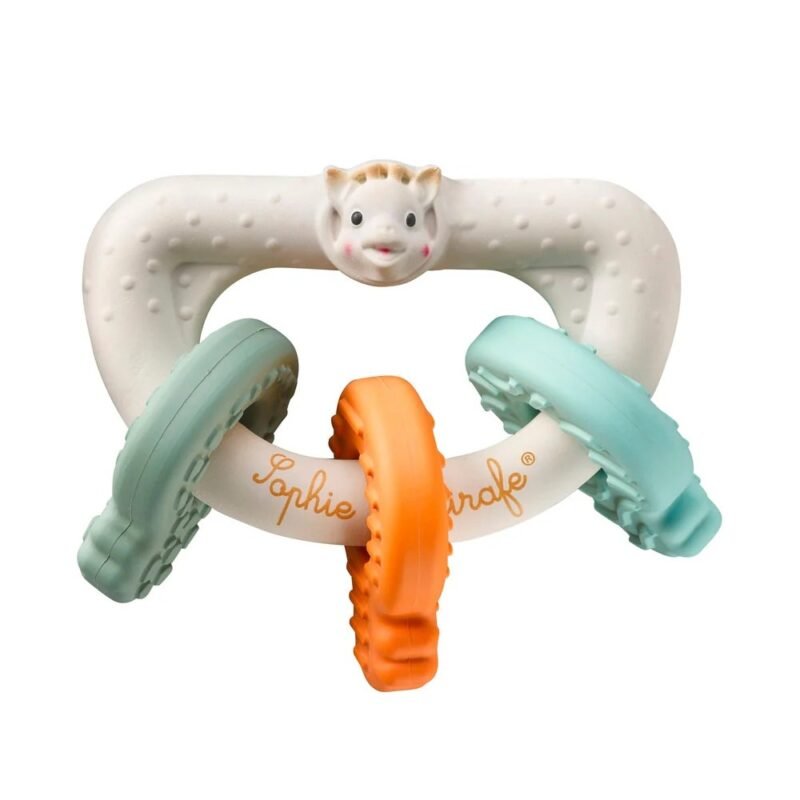 Mordedor Llaves de Dentición Texturizadas Sophie La Girafe