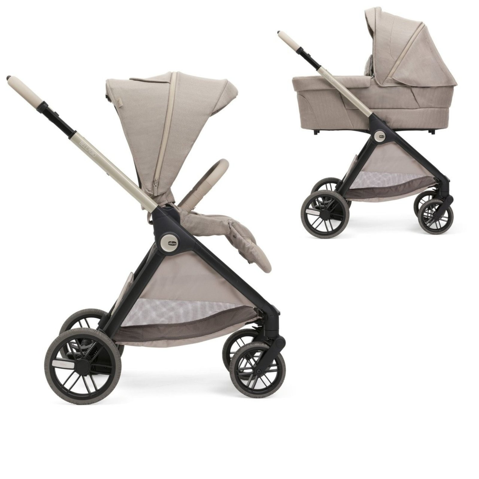 Dúo Bellagio Primo con Capazo Flexi Chicco