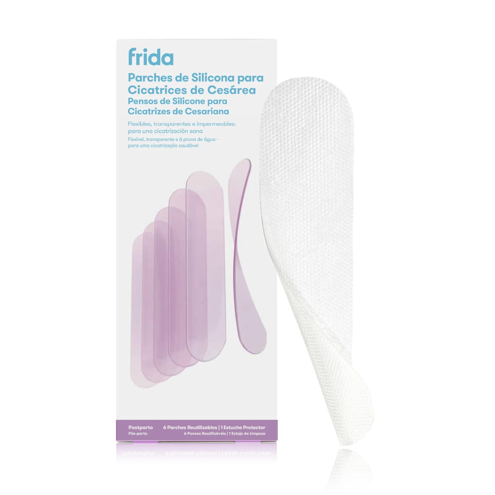 6 Parches De Silicona Para Cicatrices De Cesárea Frida Mom