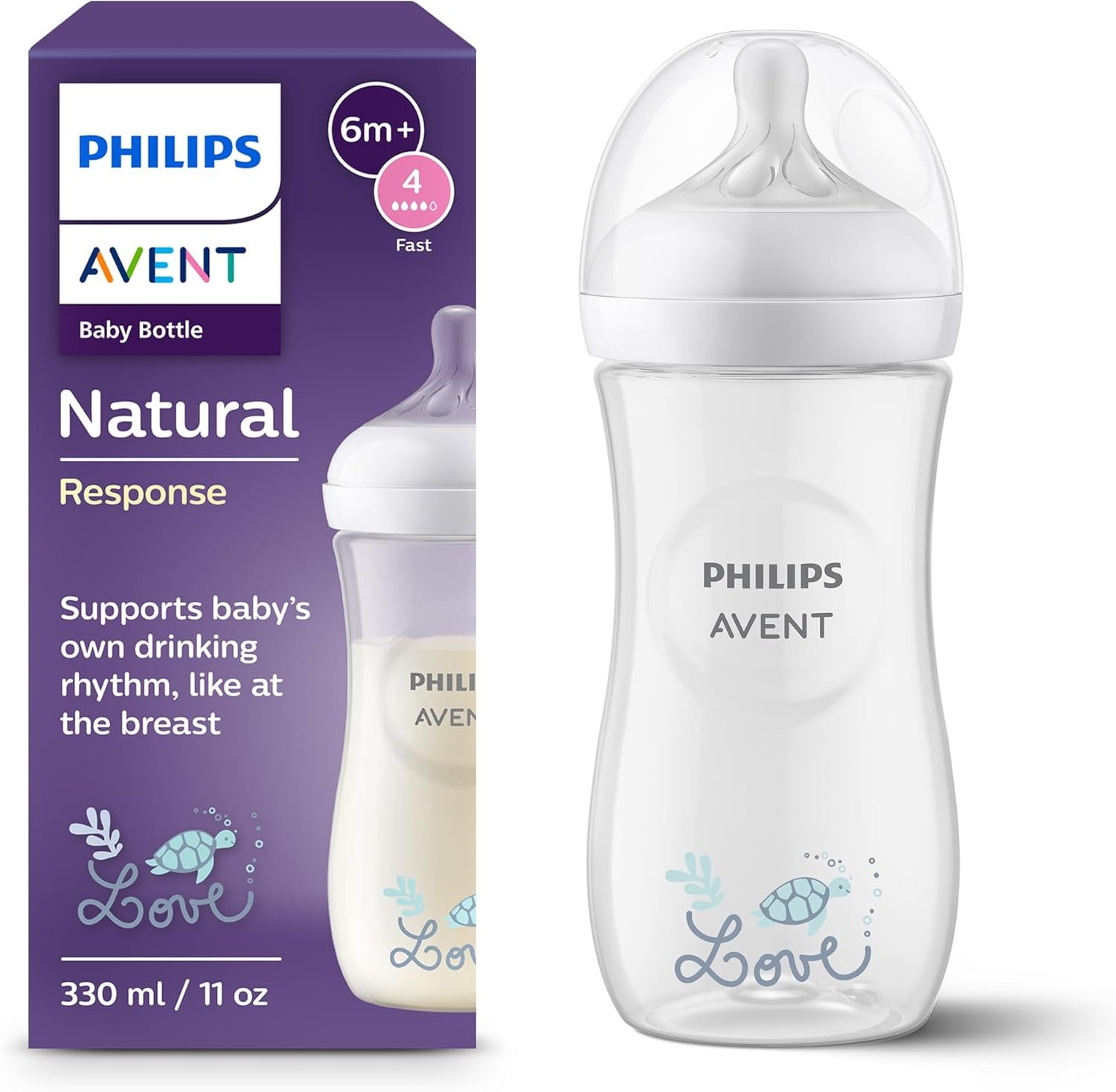 Biberón 330 ml. T4 Philips Avent