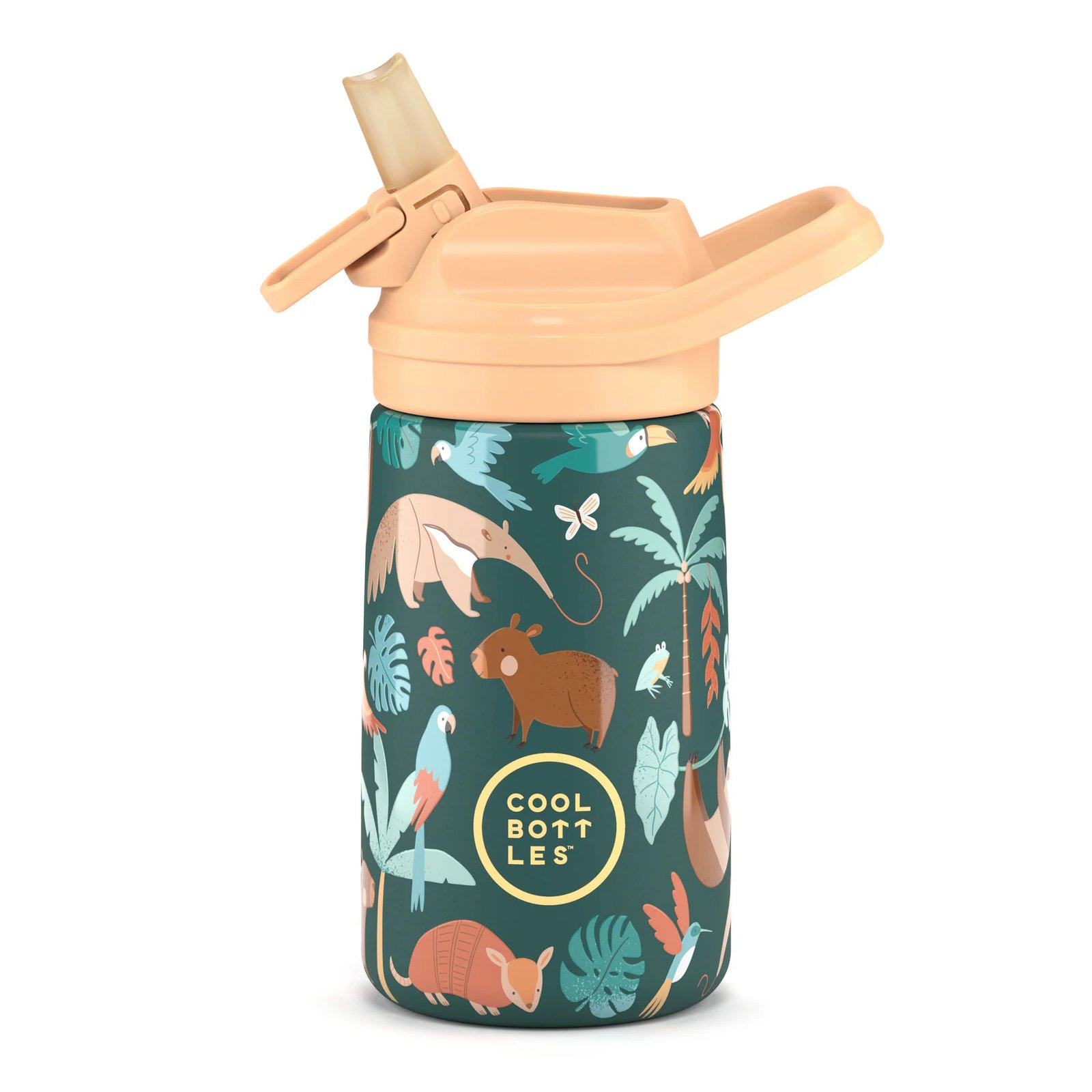 Botella Térmica Infantil Con Boquilla 350 ml. Rainforest Refuge Cool Bottles