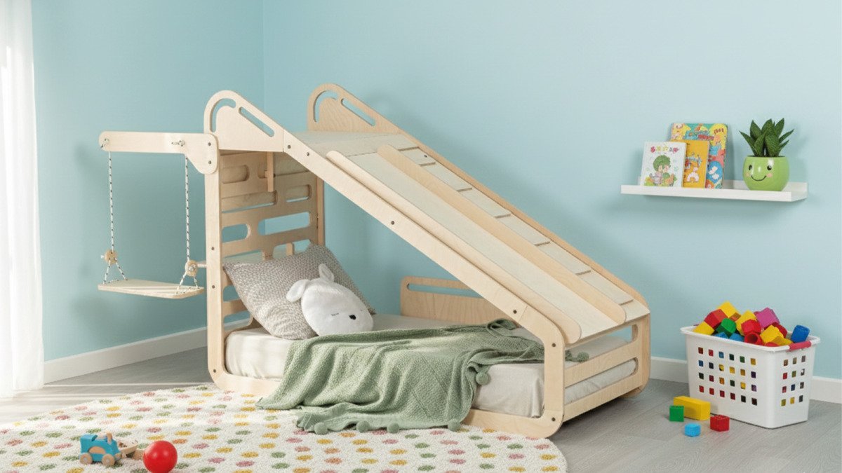 Cama de Juegos Sleepy Montessori + Accesorios Mamatoyz - Imagen 13