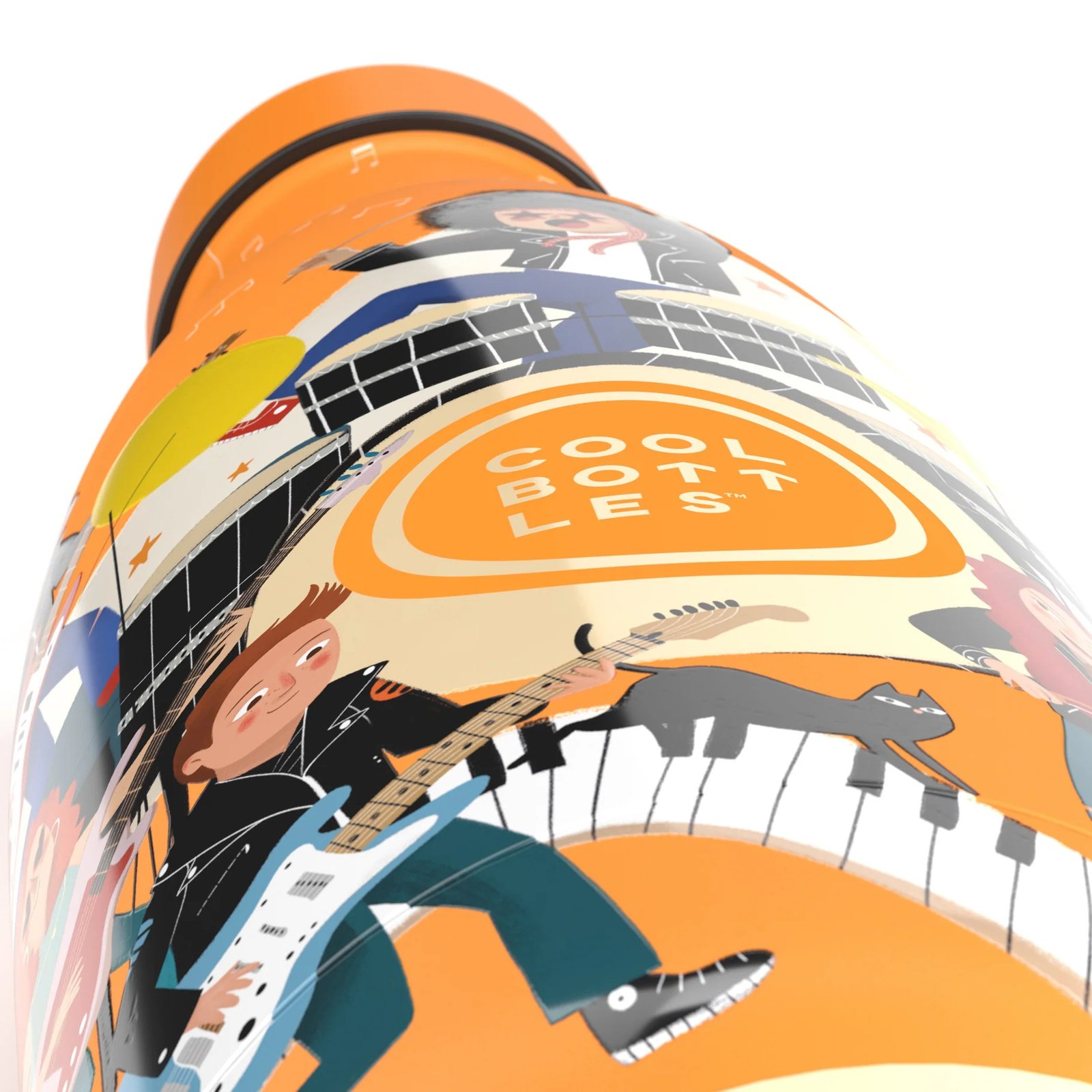 Botella Térmica Infantil 350 ml. Music Beat Cool Bottles - Imagen 4