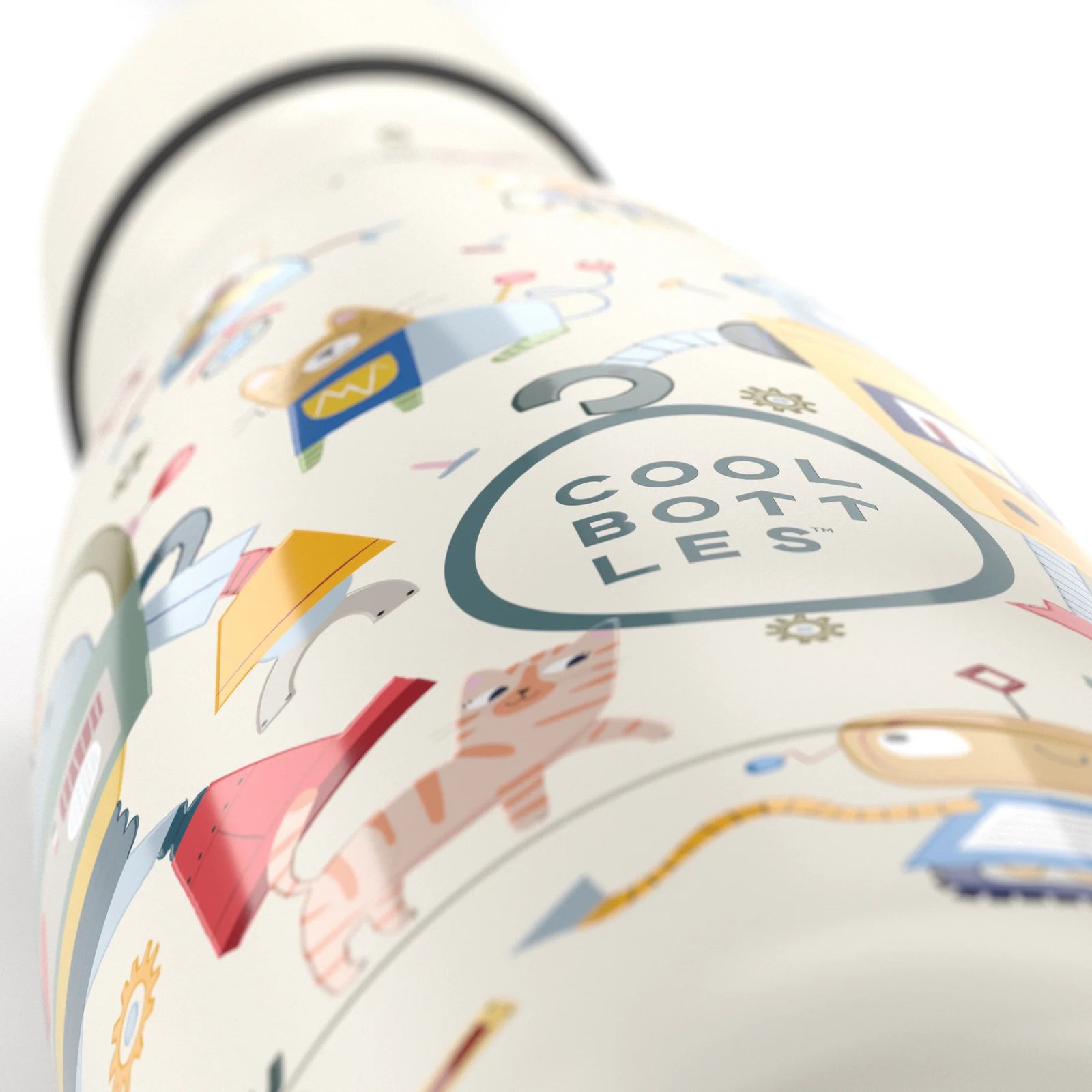 Botella Térmica Infantil 350 ml. Messy Robots Cool Bottles - Imagen 4