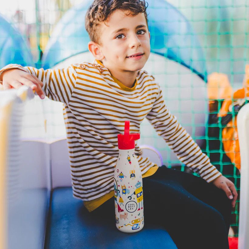 Botella Térmica Infantil 350 ml. Messy Robots Cool Bottles - Imagen 6