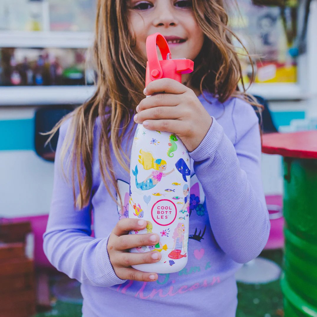 Botella Térmica Infantil 350 ml. Sweet Mermaids Cool Bottles - Imagen 6