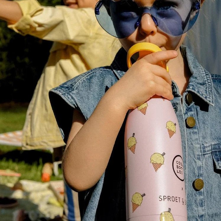Botella Térmica Infantil 350 ml. Sprt& Pink Scoop Cool Bottles - Imagen 6