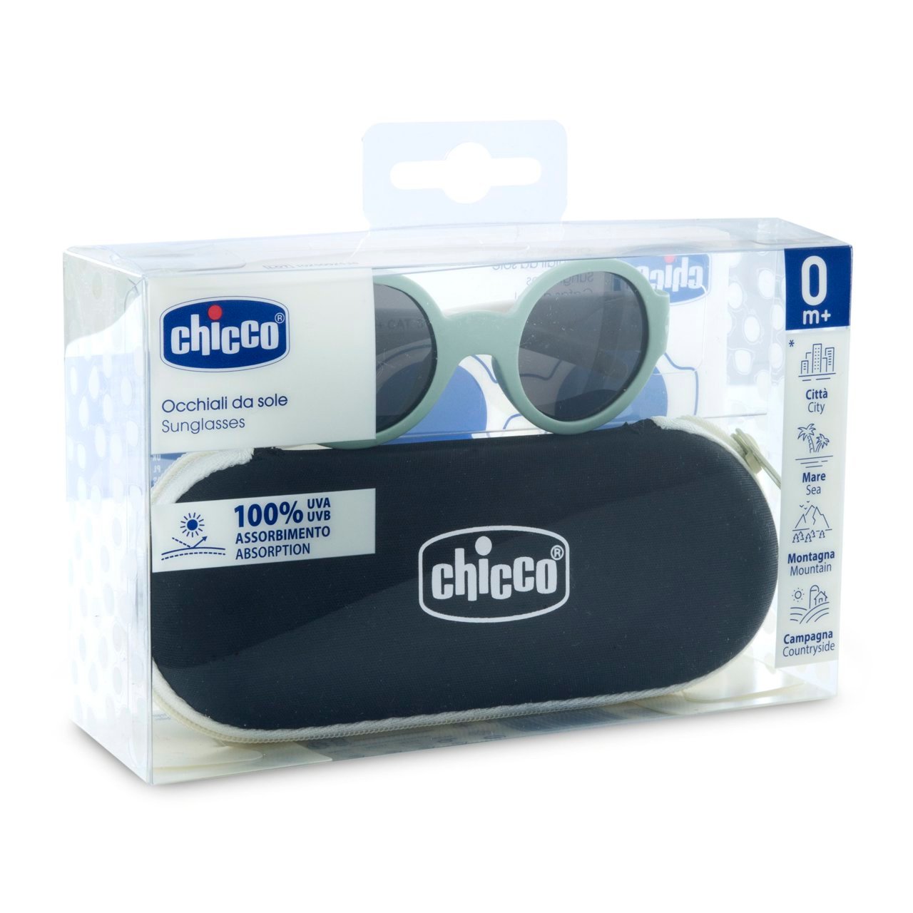 Gafas De Sol Lentes Espejo Green Smoky 0M+ Chicco - Imagen 7