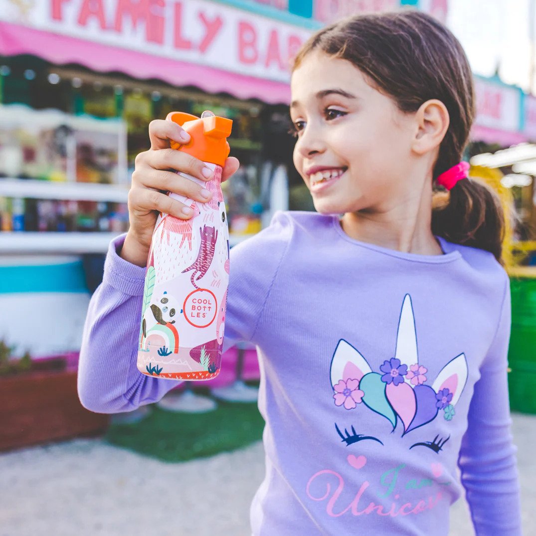 Botella Térmica Infantil 260 ml. Panda Gang Cool Bottles - Imagen 6