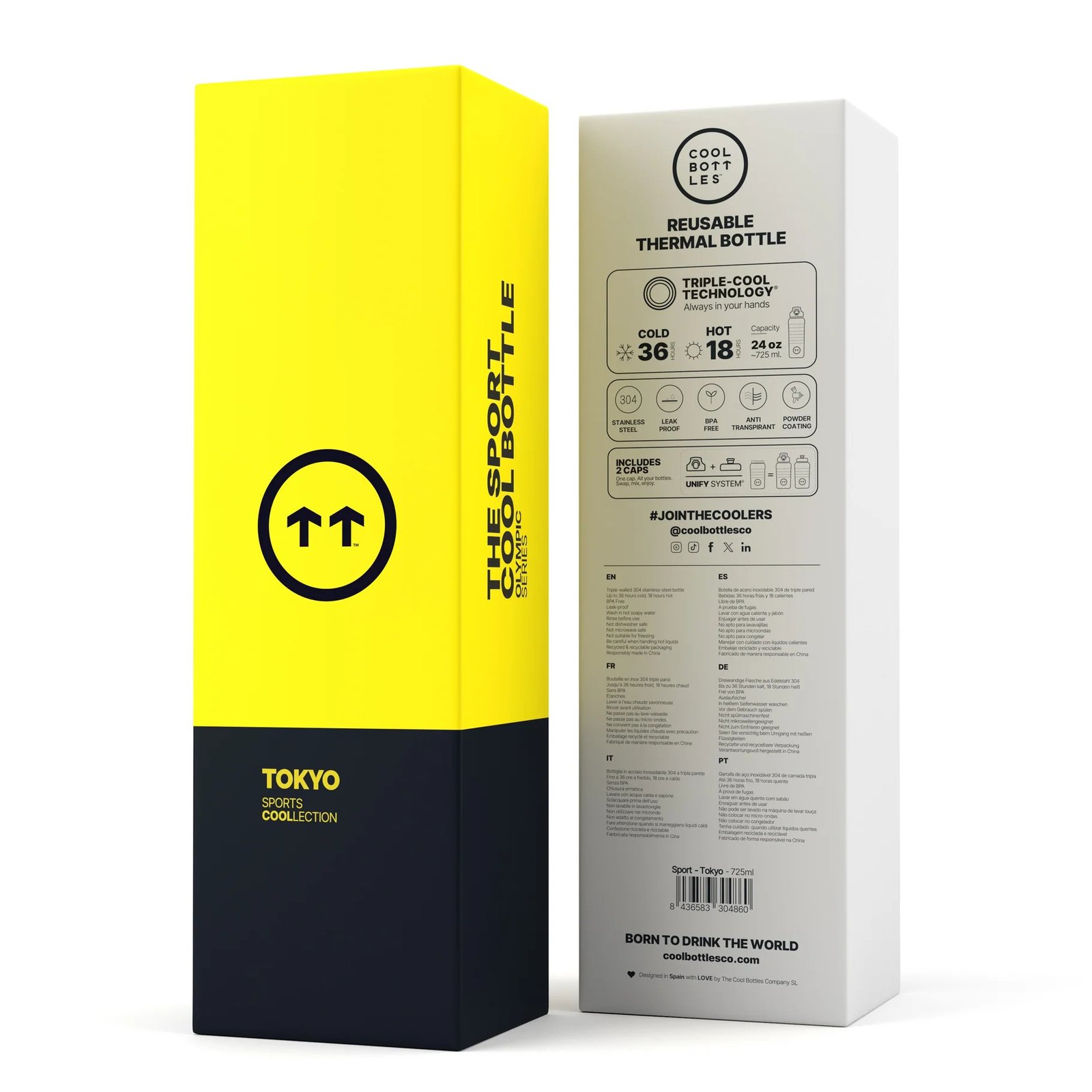 Botella Deportiva 725 ml. Tokyo Cool Bottles - Imagen 7