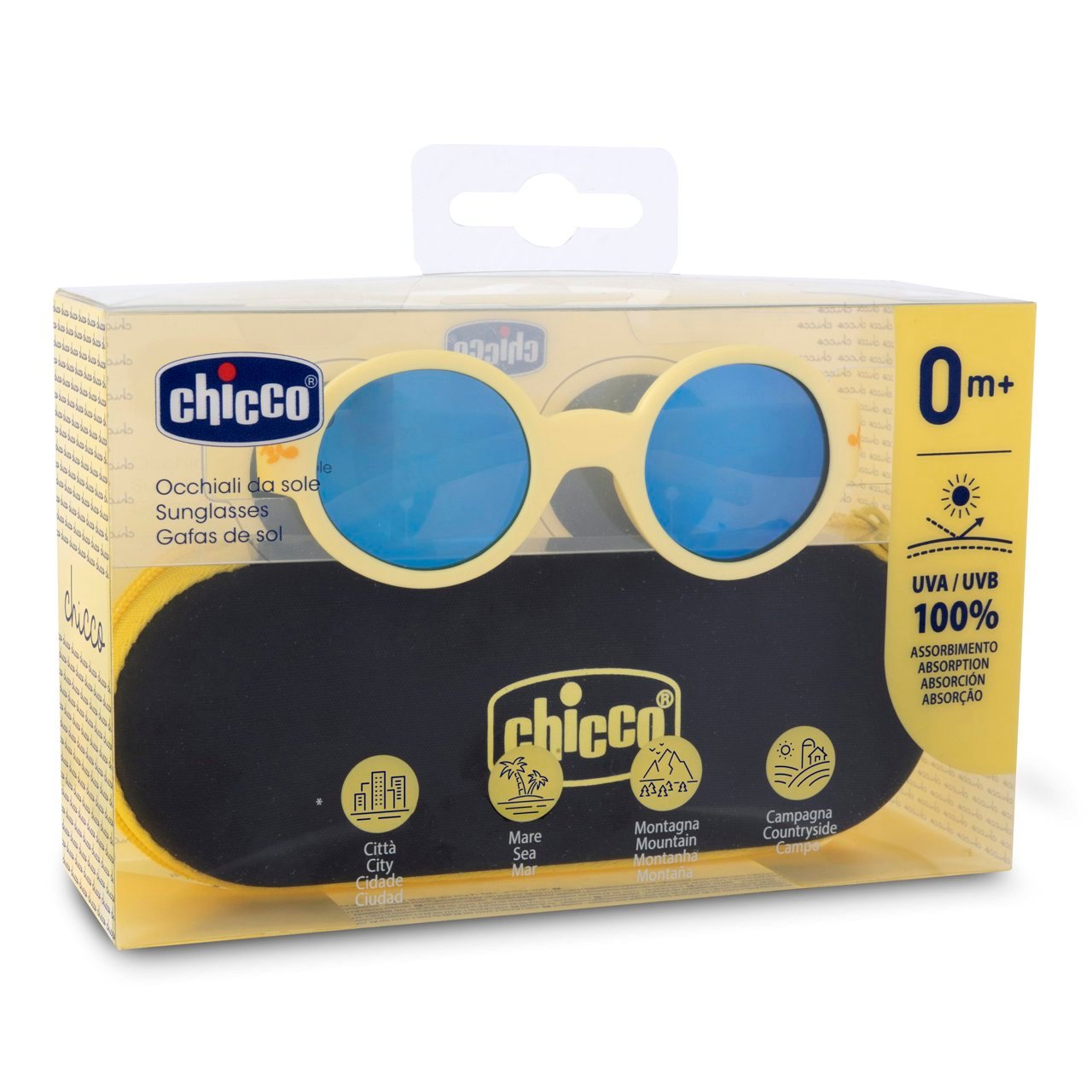 Gafas De Sol Lentes Espejo Amarillo 0M+ Chicco - Imagen 7