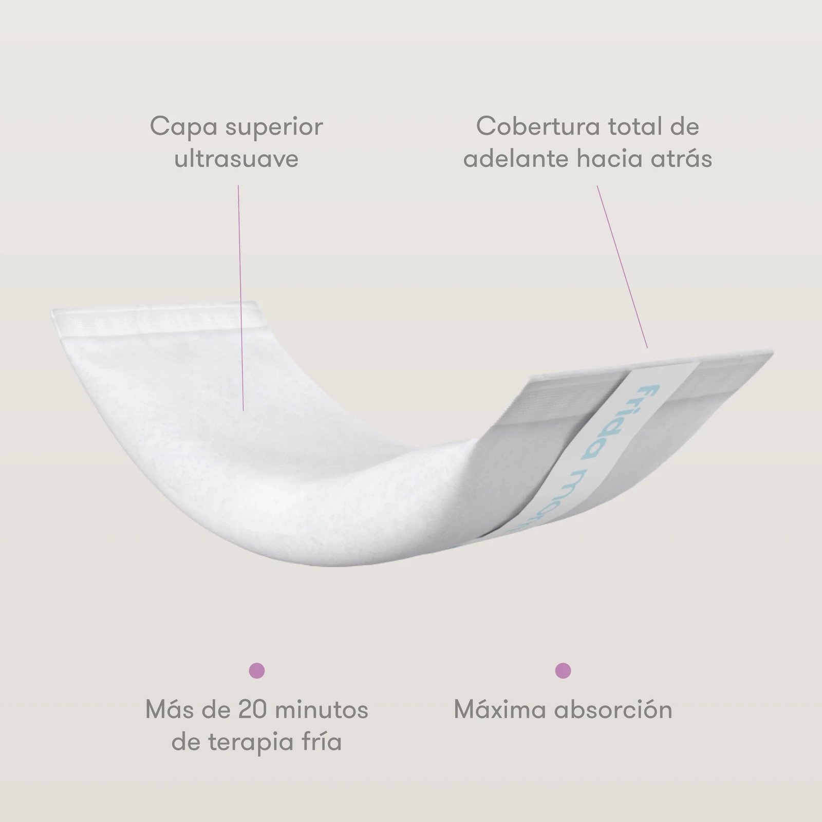Compresas Frías De Alivio Rápido + Braguitas Desechables Para Postparto Frida Mom - Imagen 4